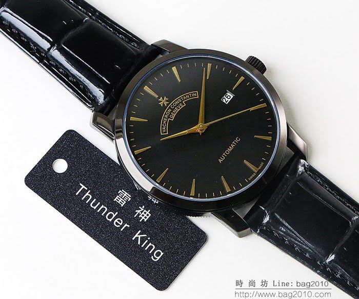 江詩丹頓 Vacheron Constantin LS精品 2018新款 進口9015機芯 小牛皮原裝蝴蝶扣 超強防水 高檔男士腕表  wssb3635
